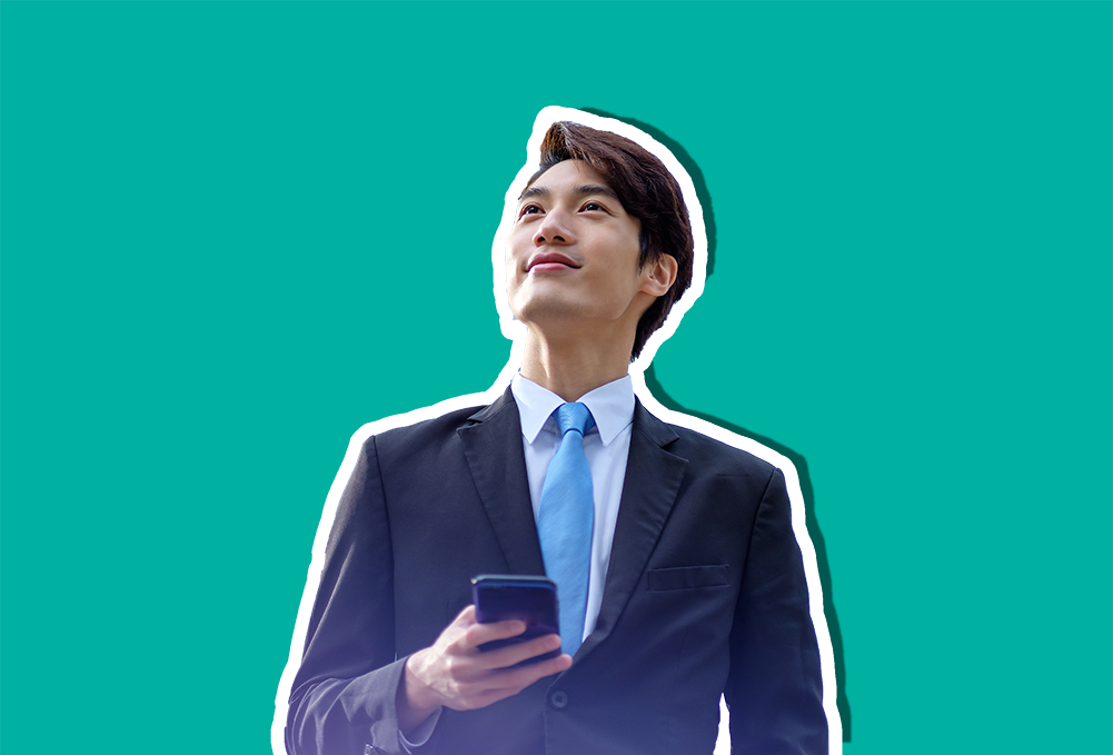 Man in formal wear (Segmant A Green)