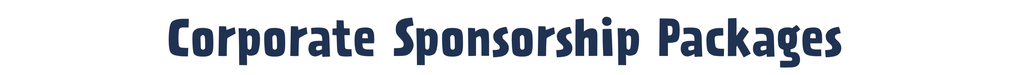 Corporate Sponsorship Packages
