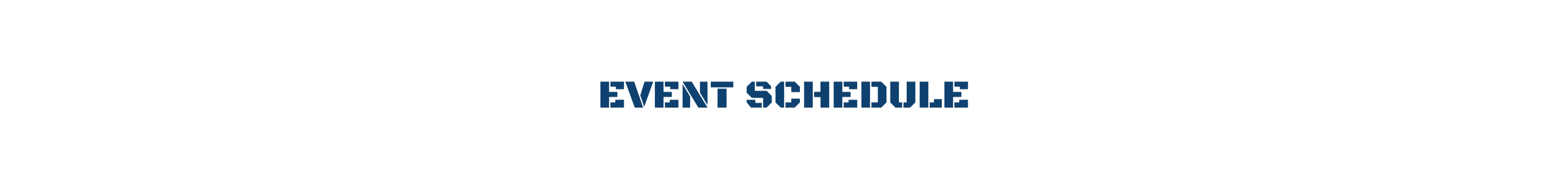 Event Schedule