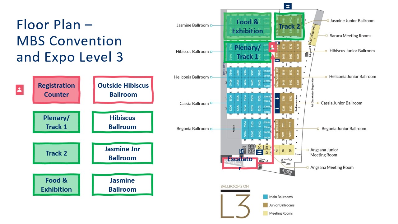 Sands Expo and Convention Centre - Floorplan