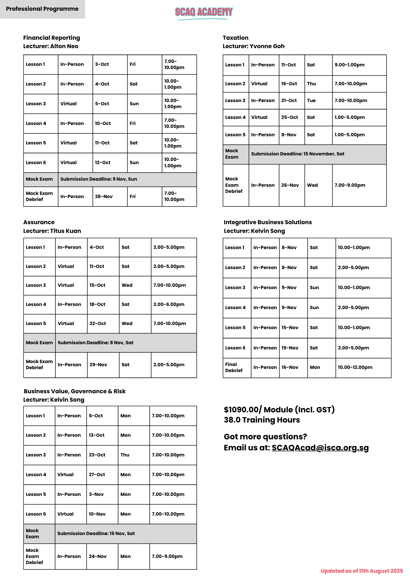 SCAQ Academy Course Schedule 2025 (2)
