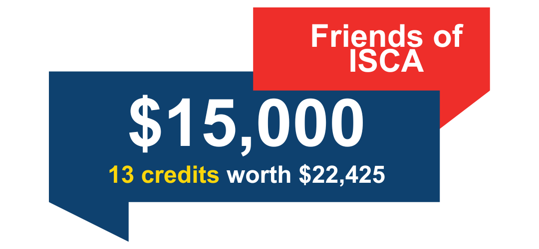 2026 Sponsorship - Friends of ISCA - 13 CREDITS 2026 Sponsorship - Friends of ISCA - 13 CREDITS