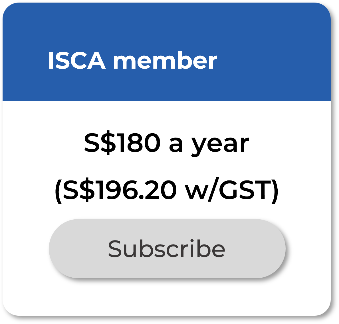 ISCA member